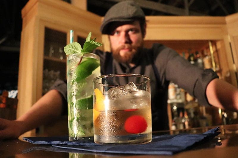 Cocktails made by Dwayne