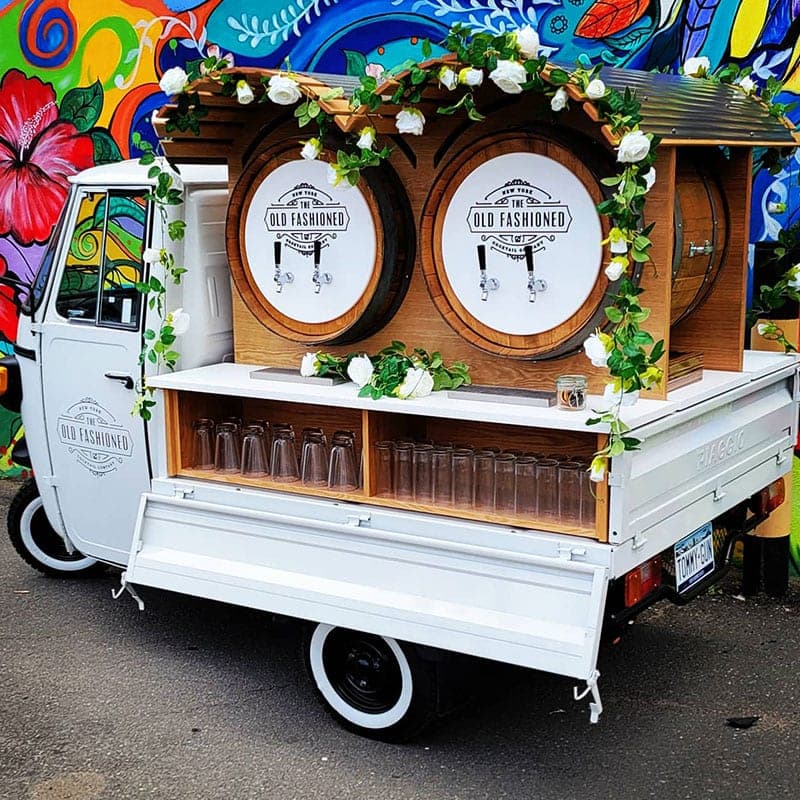 Little Tommy Gun cocktail cart
